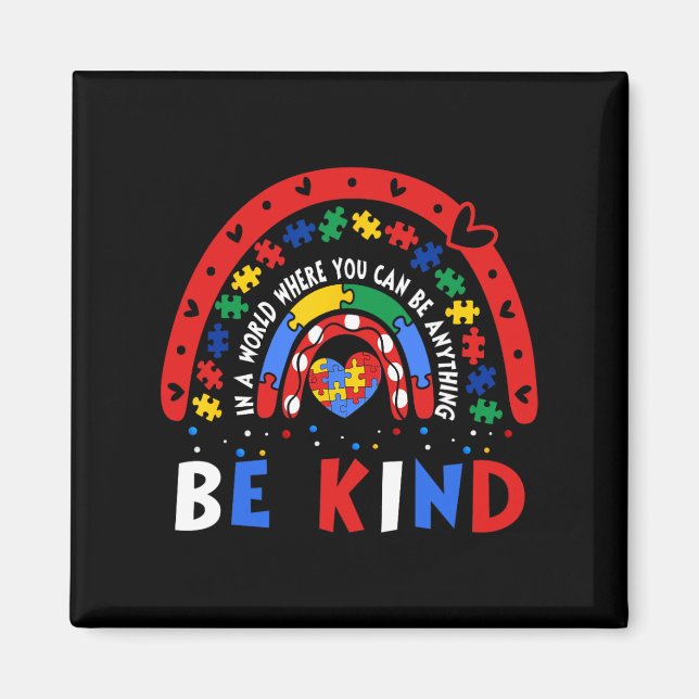 Autismus Bewusstsein, warum in der Lehrerin Boy Gi Magnet (Vorne)