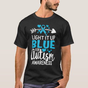 Autismus-Bewusstsein Zünde es Blau für Autismus-M T-Shirt