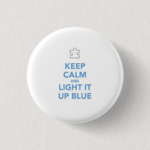 Autismus-Bewusstseins-Knöpfe Button