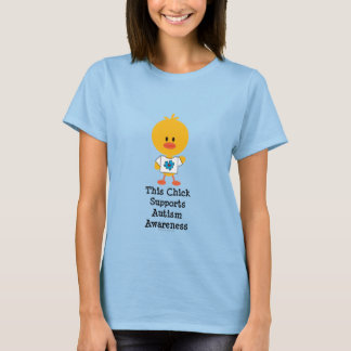 Autismus-Bewusstseins-Küken-Wecker-T - Shirt