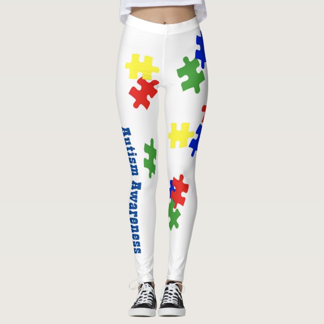 Autismus-Bewusstseins-Leggings Leggings (Vorderseite)