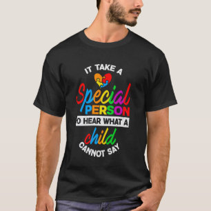 Autismus-Bewusstseins-Puzzle Spezielle Person Höre T-Shirt