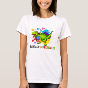 Autismus-Bewusstseins-Puzzle Umarme Unterschiede T-Shirt