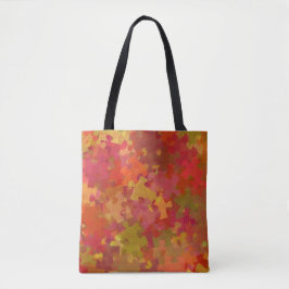 Autismus-Bewusstseins-Puzzlespiel-Collagen-Kunst Tasche