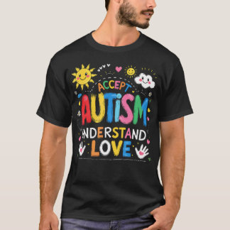 Autismus-Bewusstseins-Puzzleteil-Regenbogen-Always T-Shirt