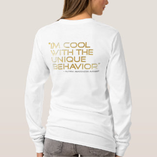 Autismus-Bewusstseins-Rächer Logo_Cool Verhalten T-Shirt