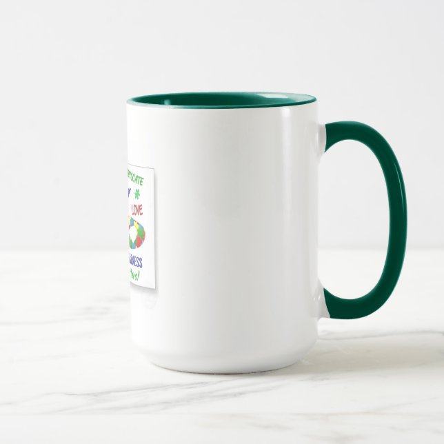 AUTISMUS-BEWUSSTSEINS-SCHALE TASSE (Rechts)