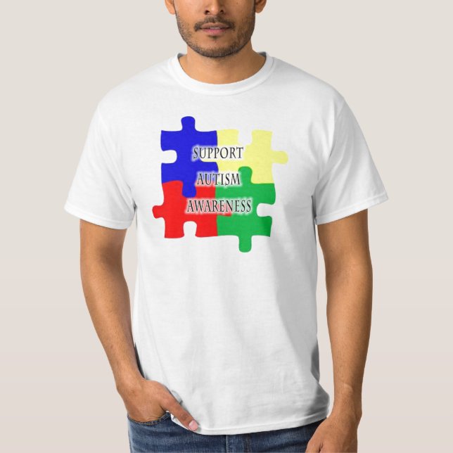 Autismus-Bewusstseins-T - Shirt (Vorderseite)