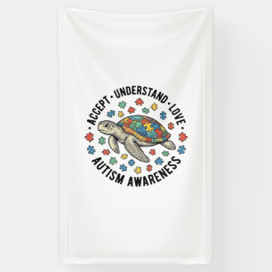 Autismus-Bewusstseins-Turtle-Puzzle-Vektordesign_1 Banner