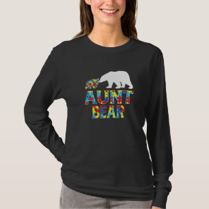 Autismus Bewusstseinsbildung Bären Puzzle Unterstü T-Shirt