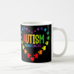 Autismus Bewusstseinsbildung Liebe Herz Puzzle Pie Kaffeetasse