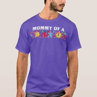 Autismus-Bewusstseinsmerin einer Krieger-Autismus- T-Shirt