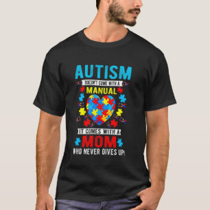 Autismus-Bewusstseinsmonat Stolz Autism Mutter Mam T-Shirt