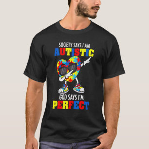 Autismus-Bewusstseinsmonat Symbol Puzzle-Teil Auti T-Shirt