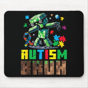 Autismus bruh dab asd Bewusstsein Gamer Jungen Kin Mousepad