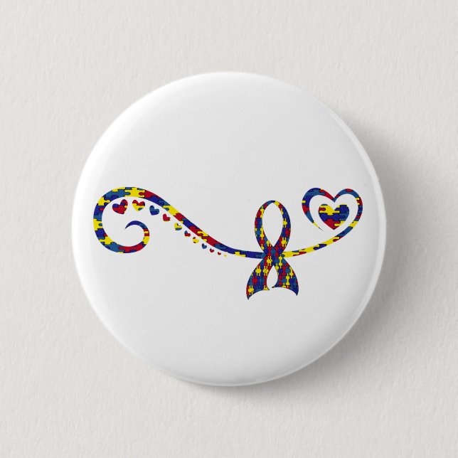 Autismus Button (Vorderseite)