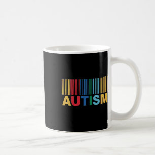 Autismus Byrcode Awareness Inclusion Artwork Kaffeetasse