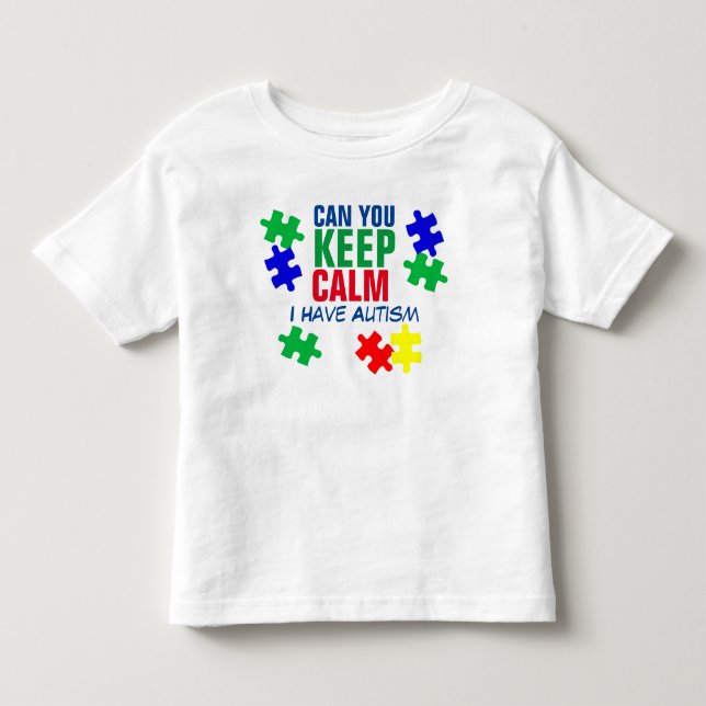 Autismus Calm# _ Kleinkind Fine Jersey T - Shirt (Vorderseite)