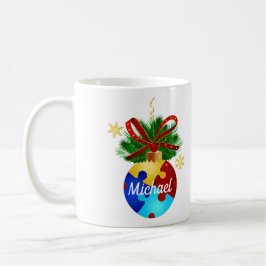 Autismus Christmas Bauble Kaffeetasse