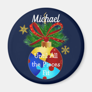 Autismus Christmas Bauble Magnet