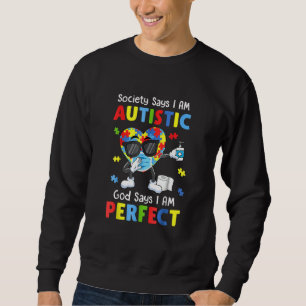 Autismus Dabbing Gesellschaft sagen, ich bin Autis Sweatshirt