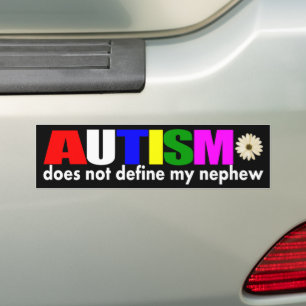 Autismus definiert meinen Neffen nicht Autoaufkleber