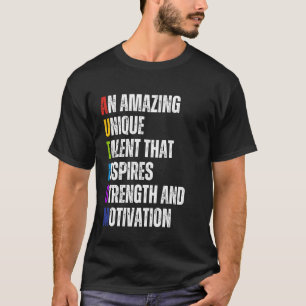 Autismus Definition Autismus-Bewusstseinsmonat Unt T-Shirt