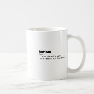 Autismus Definition Es ist keine Behinderung, ande Kaffeetasse
