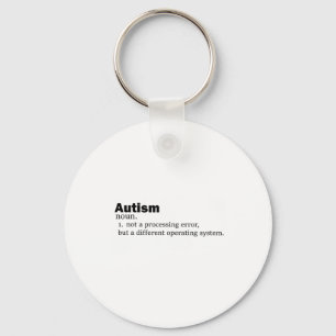 Autismus Definition Es ist keine Behinderung, ande Schlüsselanhänger