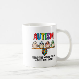 Autismus, der die Welt aus einem anderen Winkel si Kaffeetasse