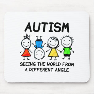 Autismus die Welt aus einem anderen Blickwinkel se Mousepad