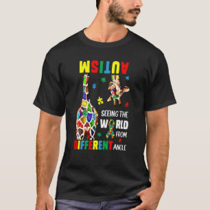 Autismus, die Welt von einem anderen Angle Giraf z T-Shirt
