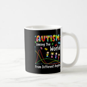 Autismus, die Welt von verschiedenen Ecken verschü Kaffeetasse