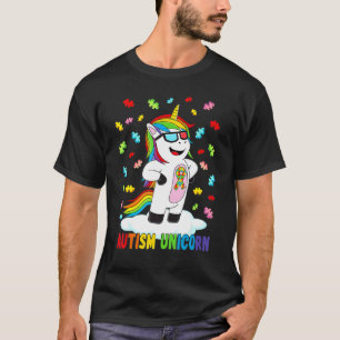 Autismus Einhorn Rätsel Autismus-Bewusstsein Autis T-Shirt