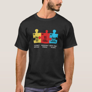 Autismus-Elemente Periodensystem Asd-Bewusstsein A T-Shirt