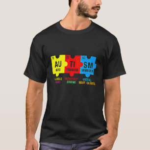 Autismus-Elemente Periodensystem Bewusstsein Asd F T-Shirt