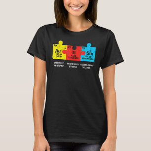Autismus-Elemente Periodensystem Bewusstsein ASD M T-Shirt