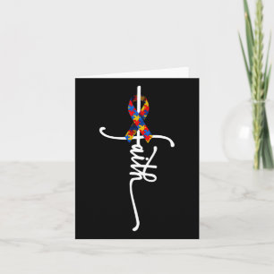 Autismus Faith Cross Autismus Autistic Gifts Autis Karte