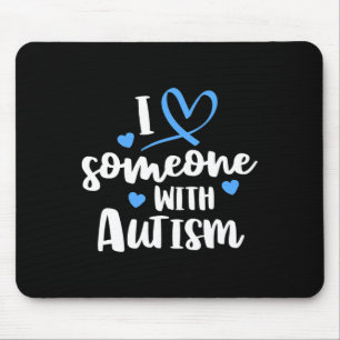 Autismus Familie I Liebe Jemand mit Autismus Bewus Mousepad