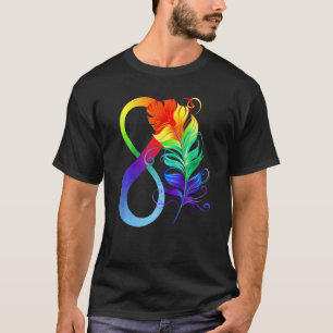 Autismus-Feder-Bewusstseinsmonat Autistische Unter T-Shirt