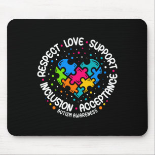 Autismus Frauen Männer Respekt Liebe Unterstützung Mousepad