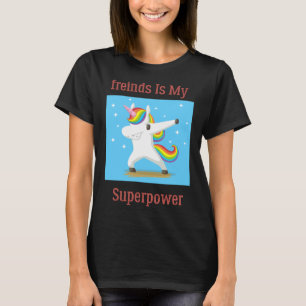 Autismus Freinds ist meine Supermacht Dabbing Unic T-Shirt