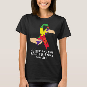 Autismus für Mutter und Sohn T-Shirt
