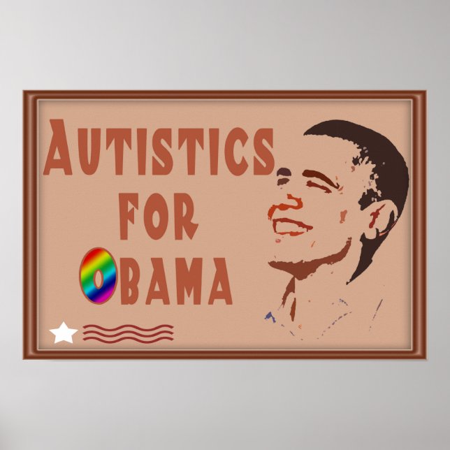 Autismus für Obama-Poster Poster (Vorne)