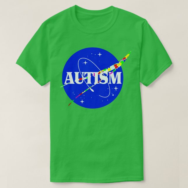 Autismus für Weltraumreisen T-Shirt (Design vorne)