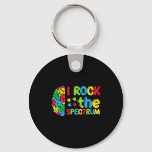 Autismus Gehirn Ich Rocke Das Spektrum Bewusstsein Schlüsselanhänger