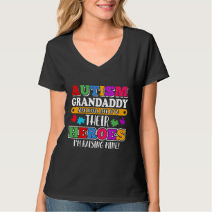 Autismus Grandaddy Leute schauen ihre Helden Autis T-Shirt