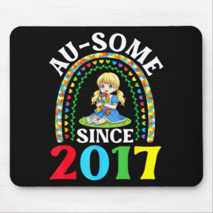 Autismus großartig ausome seit 2017 Bewusstsein 9. Mousepad