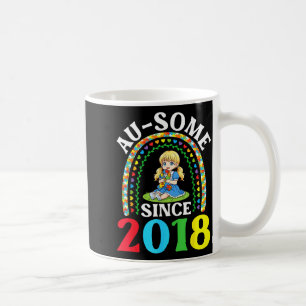 Autismus Großartig Ausome Seit 2018 Bewusstsein 8. Kaffeetasse