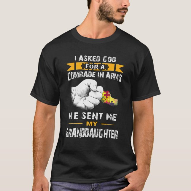 Autismus Großtochter Autismus Bewusstsein Männer F T-Shirt (Vorderseite)